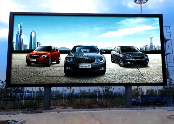 Pantalla LED a todo color para exteriores P10 SMD impermeable IP68 para vallas publicitarias