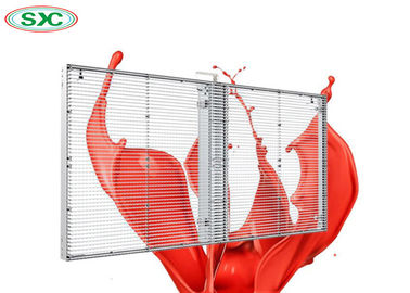 2000 cd/m2 Brillo Pantalla LED transparente, Panfletos publicitarios LED a todo color