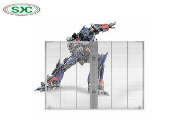 2000 cd/m2 Brillo Pantalla LED transparente, Panfletos publicitarios LED a todo color