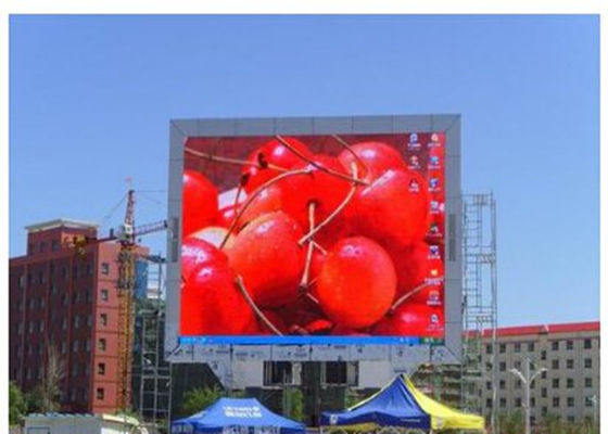 Buen precio P10 de gran tamaño comercial exterior, pantallas publicitarias LED, impermeables, de alta resolución, a todo color en línea
