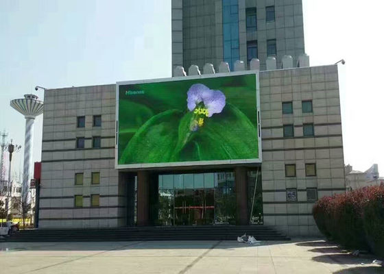 Pantalla LED publicitaria a color para exteriores P6, resistente al agua IP65