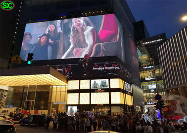 90 brillo impermeable a todo color al aire libre de la esquina IP65 de la pantalla LED P10 del grado alto