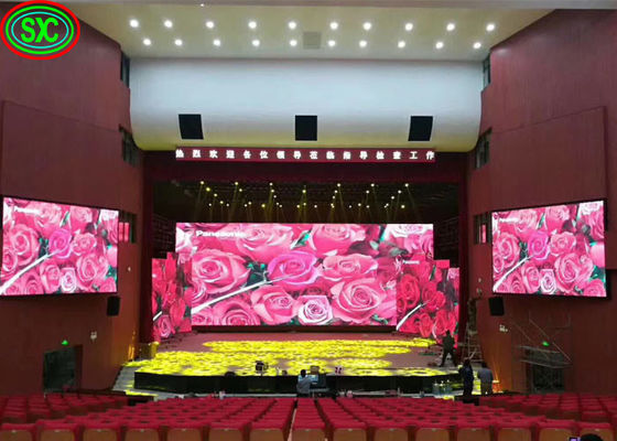 Buen precio Escenario de LED interior P4.81 500*500mm Escenario de pantalla LED de conferencias en línea