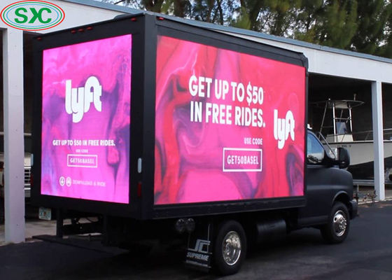 Buen precio Exhibición llevada montada camión al aire libre P6 Rgb 3 In1 para el movimiento de balanceo público de la publicidad en línea