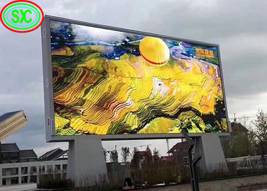 Pantalla LED de publicidad P8 Modulo de color completo 256 * 128mm 1/4 Panel de publicidad LED exterior de escaneo