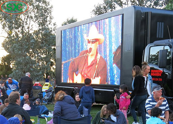 Buen precio Brillo a todo color al aire libre de la pantalla 5500cd/M2 de la publicidad de la pantalla LED móvil del camión P10 en línea