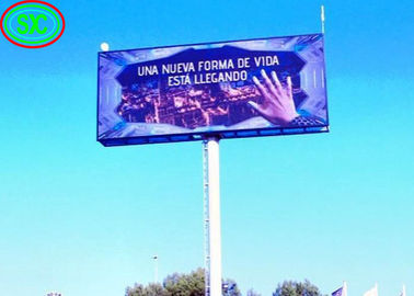 Pantalla de aluminio fundido por inyección de hierro Caja / Alquiler Comercial Exhibición LED de color completo al aire libre para publicidad en la calle y en los supermercados