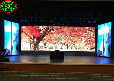 Interior P3.91LED escenario pantalla de cortina de fondo publicidad alquiler HD sin arrastre