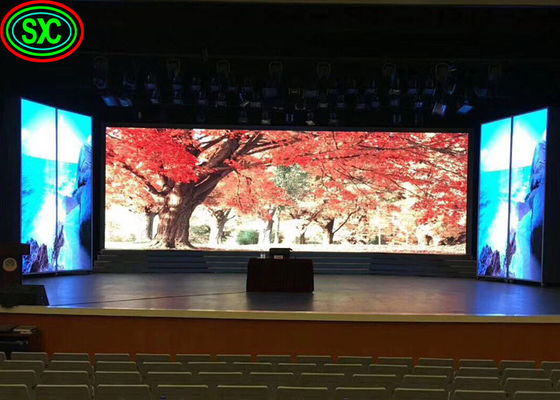 Indoor P3.91LED Escenario pantalla de cortina Fondo Publicidad Alquiler HD Sin arrastre pantalla LED a todo color