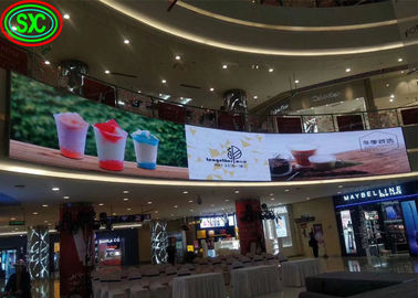 Full Color Led Indoor Curved Screen Publicidad Curved Video Wall Flexible