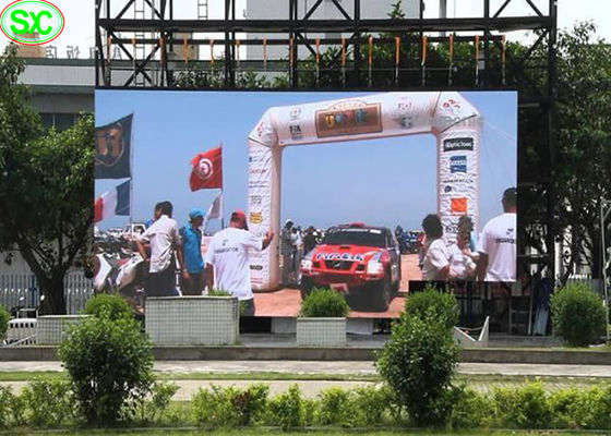 La pared video llevada de la etapa al aire libre del brillo de la altura, etapa de P5 SMD llevó concierto de la pantalla