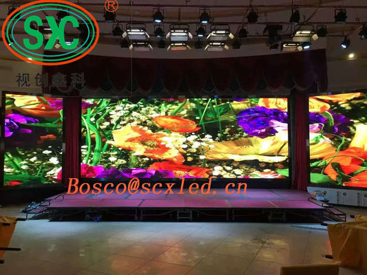 Buen precio RGB 3 en 1 densidad llevada 160000 del pixel de la definición de la pantalla grande de la exhibición del fondo de etapa alta en línea
