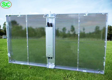 1R1G1B Pantalla LED transparente para cortinas IP43 62500 puntos/m2 Garantia de 3 años