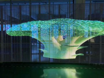 Pantalla de LED transparente de alto brillo de color completo de publicidad SMD2121