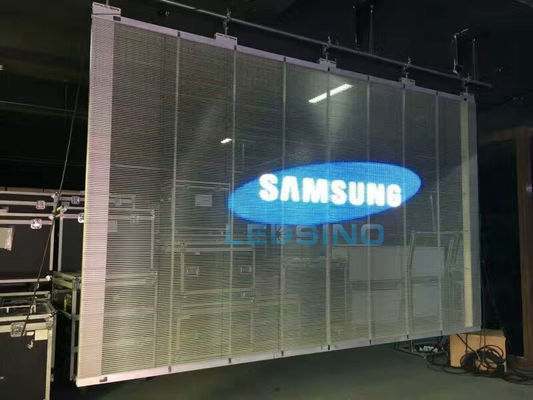Buen precio Pantalla LED transparente de alto brillo cartelera con chip Epistar 3 años de garantía en línea