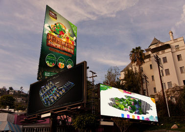 Pantallas de alquiler P10 de exteriores impermeable Gran pantalla de publicidad pantalla LED gabinete de hierro IP65