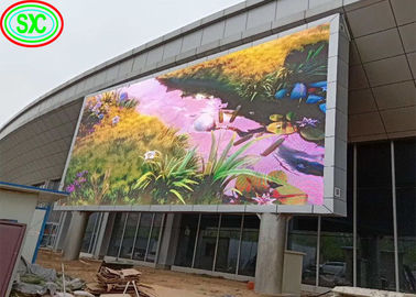 P6 Exhibición LED exterior a todo color Gran pantalla de publicidad 1920Hz pantalla LED interior a todo color