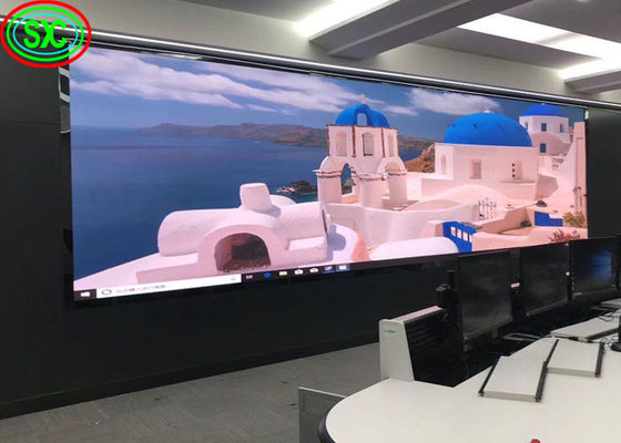Pared de video LED interior de instalación fija 4 P5 P6 con amplio ángulo de visión sin efecto fantasma, pantalla LED a todo color para interiores