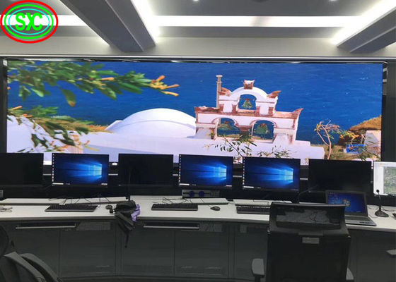 Pared de video LED interior de instalación fija 4 P5 P6 con amplio ángulo de visión sin efecto fantasma, pantalla LED a todo color para interiores