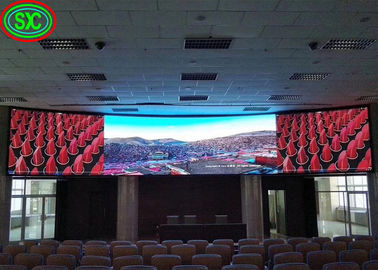 Pantalla de LED de pared de video gigante P2 P3.91 Publicidad interior Caja curva de pantalla LED a todo color en interiores