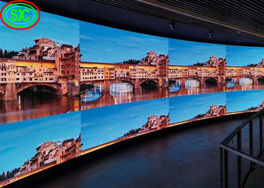 P1.2 - P4.8 Pantalla LED personalizada sin arrastre HD flexible e impermeable fácil de instalar
