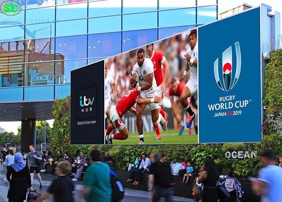 Exhibición del marcador del estadio LED del voleibol de playa de la pantalla LED del estadio de P10 Nationstar