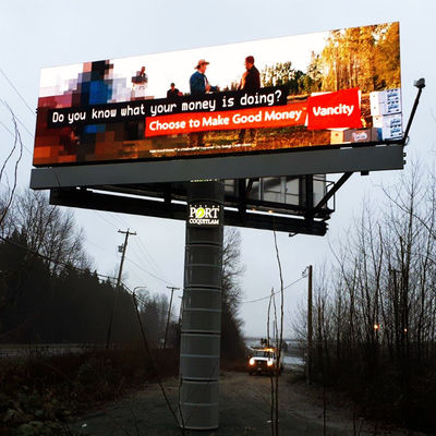 China Estadio exterior de color completo pantalla LED P10 IP65 960x960mm gabinete