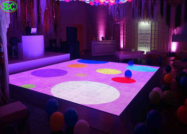P3.91 Iluminación LED a todo color en interiores Piso de baile 250*250 mm Módulo LED 65410 puntos/m2