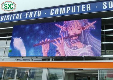 Pantalla LED de alquiler de P6 de alta definición, 8000 CD / metro cuadrado de pantalla de publicidad digital.
