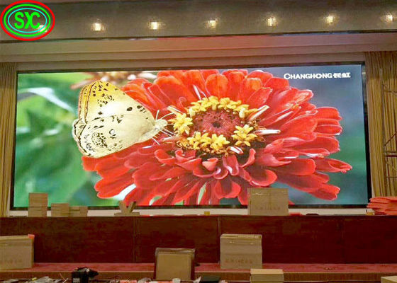 Buen precio alta pared a todo color interior del vídeo del tablero LED de la pantalla LED de la definición P5 SMD 3in1 en línea