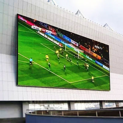 P10 Pantalla LED de estadio a todo color 10 mm Pixel 4000cd/m2 Brillo