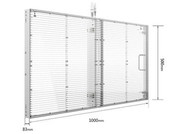 Panel LED transparente con chip de obleas de alta visibilidad