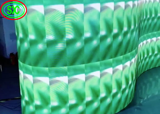 Pantalla LED curva de alquiler para interiores MBI5124 IC P3.91, pantalla LED a todo color móvil, pantalla a todo color LED