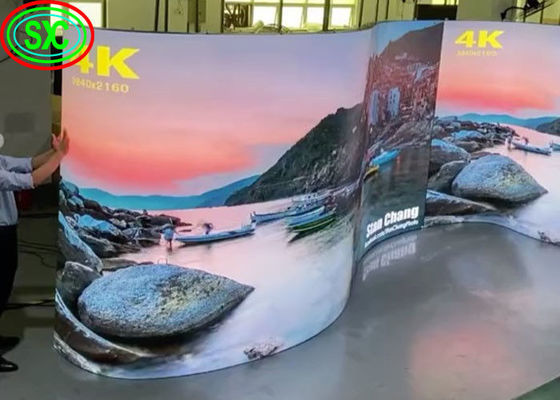 Pantalla LED de alquiler a color para interiores P2.604, 500x500mm, brillo de 1000 nits