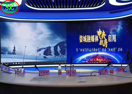 Pantalla LED para interiores P4 Nova Star Durable, Pantalla de video LED a color SMD para interiores, pantalla LED fija para exteriores