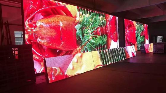 Pantalla LED de alquiler a color para interiores P2.604, 500x500mm, brillo de 1000 nits
