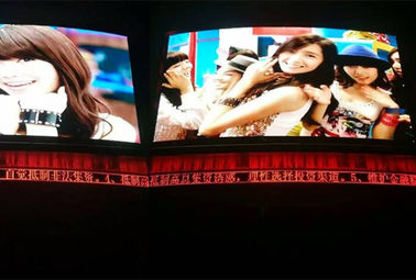 Grupo de películas blandas publicidad LED flexible pantalla a todo color 4mm Pixel gabinete de acero curvado