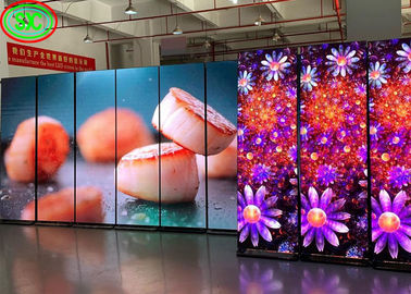 Alquiler de pantallas curvas suspendidas / pantalla de publicidad LED fija etapa de visualización HD