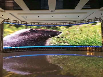 256*128mm Indoor Full Color LED Display Screen Estructura de rendimiento de seguridad