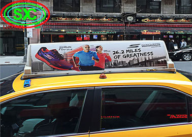 Alquiler de automóviles al aire libre con pantalla de señalización LED a todo color 4.81mm Pitch IP65 Módulo publicitario