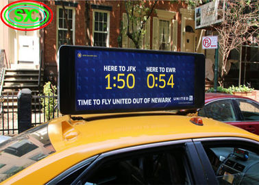 Alquiler de automóviles al aire libre con pantalla de señalización LED a todo color 4.81mm Pitch IP65 Módulo publicitario