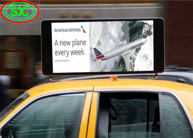 Alquiler de automóviles al aire libre con pantalla de señalización LED a todo color 4.81mm Pitch IP65 Módulo publicitario