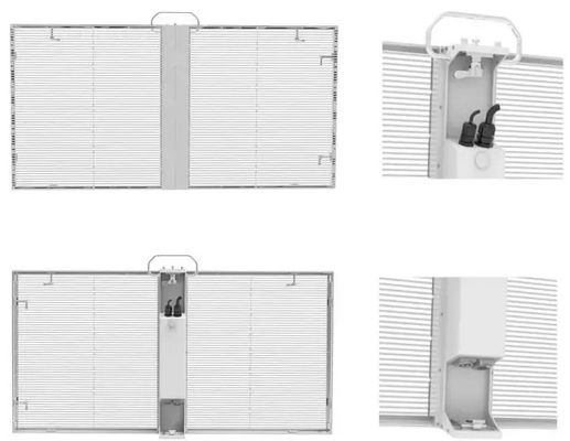 2500 Nits Pantalla LED transparente