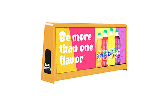 Buen precio Exhibición impermeable de la muestra del coche LED, lado a todo color al aire libre del doble de la pantalla del tejado del taxi en línea