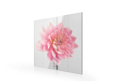 Pantalla LED transparente a todo color P3.91-7.82 1000 mm*500 mm/1000 mm*1000 mm Ventanas de vidrio