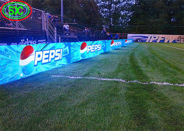 Grandes lugares Gran ángulo de la pantalla del estadio LED pantalla P10 IP65 Inodoro HD caja de hierro