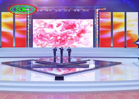 Pantalla LED de alquiler a color para interiores P2.604, 500x500mm, brillo de 1000 nits
