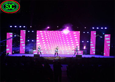 Aluminio fundido a presión impermeable HD 6mm Pixel Pitch Stage pantalla LED Concierto Eventos