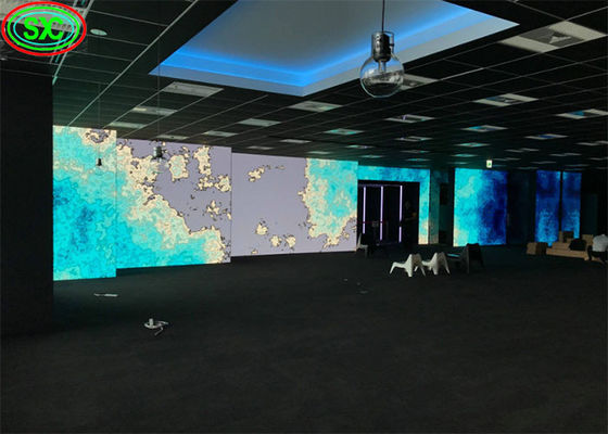 Buen precio Pantalla LED de aluminio fundido a presión RGB P2.5 7500cd/m2 para publicidad interior en línea