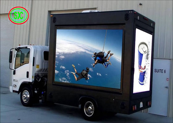 Buen precio Haciendo publicidad de la muestra móvil del coche LED del camión exhiba el brillo a todo color de la pantalla P8 5500cd/m2 de la TV en línea